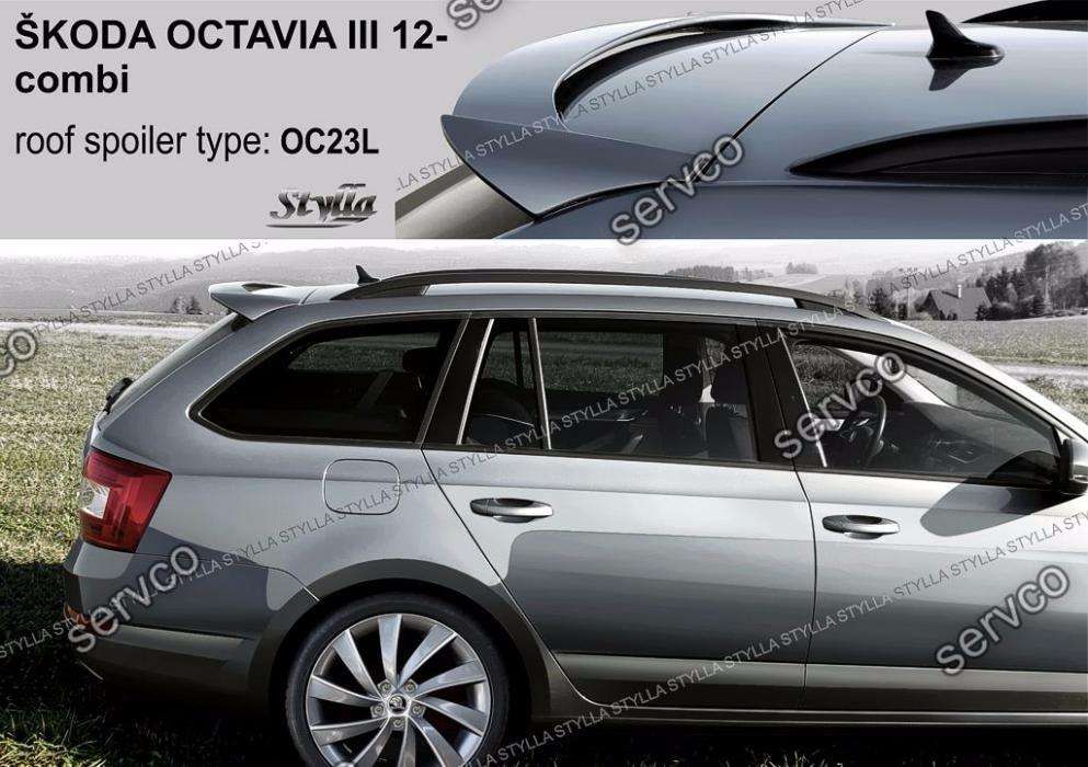 Eleron spoiler tuning Skoda Octavia 3 5E Estate combi break 2013-2017