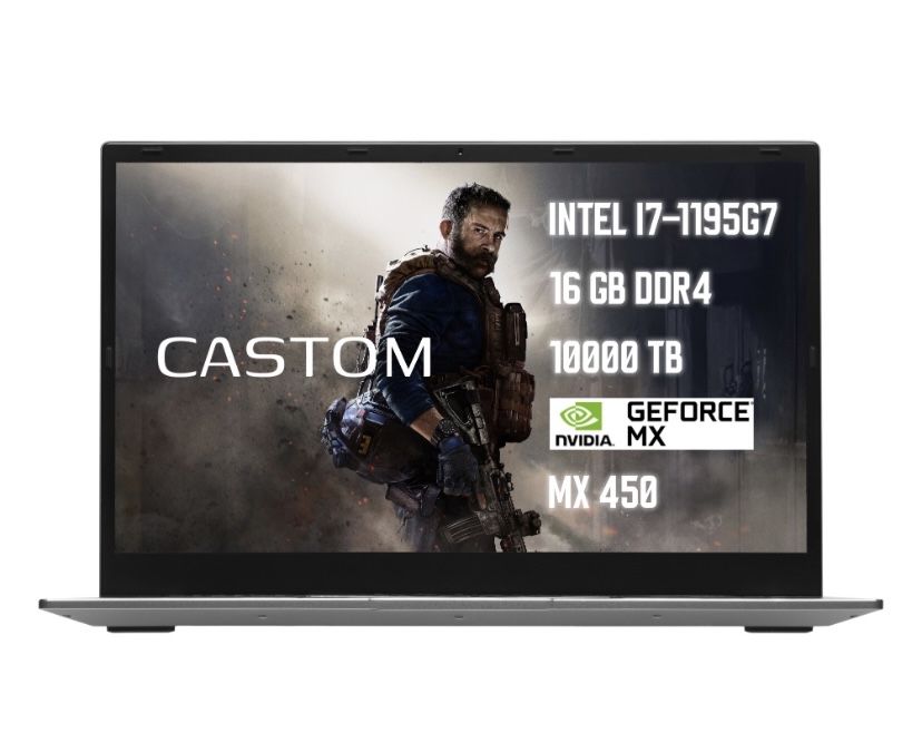 Игровой ноутбук Castom GS-TU45C / 16GB / SSD 1000GB / Как новый