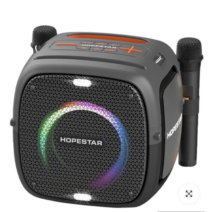 Колонка с микрофоном HopeStar Portable Bass speaker