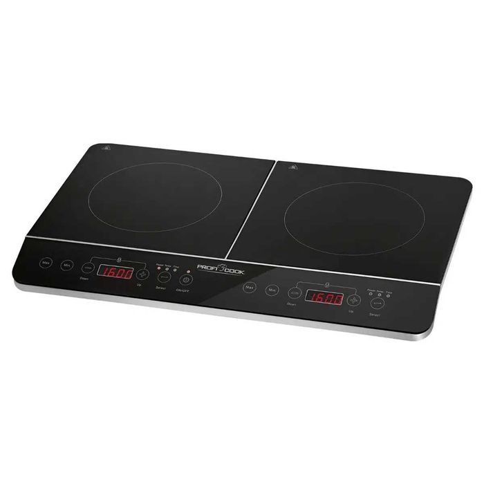 Plita electrica cu inductie, ProfiCook, PC-DKI1067, 2 zone, negru