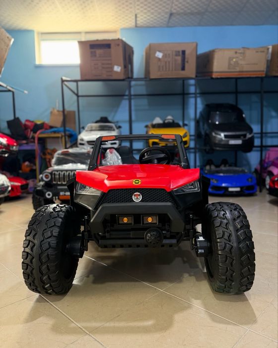 Yangi Monster Jeep 24V 4x4 | Yo’ltanlamas baggi 2 o’rindiqli va katta