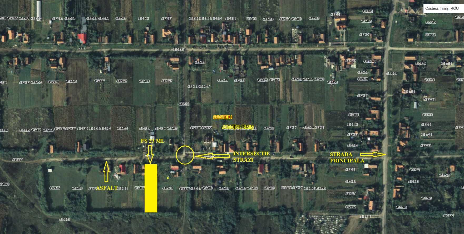 Teren Intravilan in TIPARI, 10 km de Lugoj