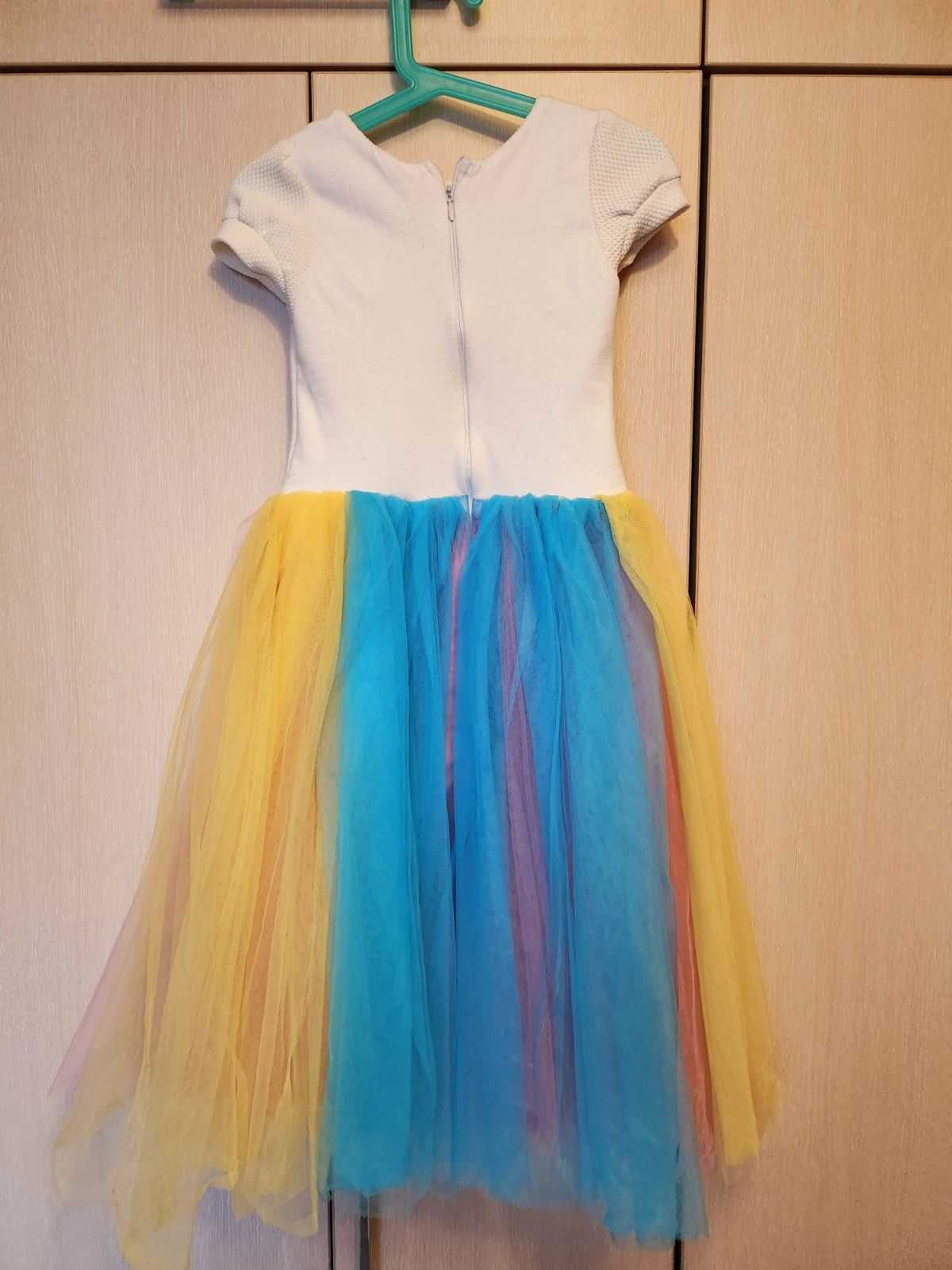Официална детска рокля с принцеса Аврора от Модно&Модерно р-р 110
