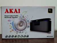 Boxa Portabila AKAI ABTS-M10, Bluetooth, Radio Ceas, USB, TF Card