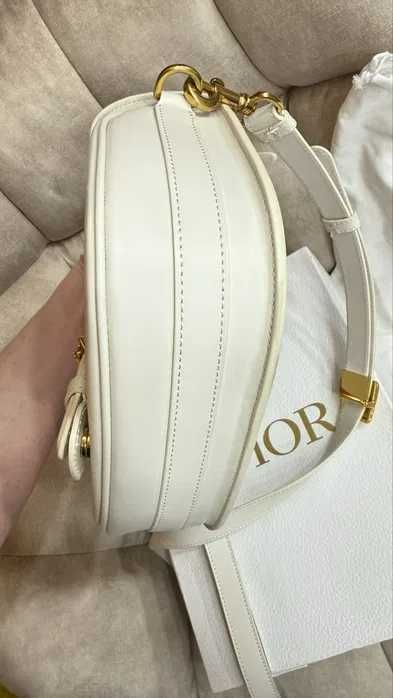 Geanta Dior 30 Montaigne, Blanc Lăptos, 22 cm