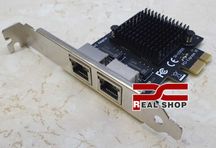 Realtek Lan 1x/2x/4x Card RJ45 PCIe 2,5G RTL8125BG Сетевая карта 2500