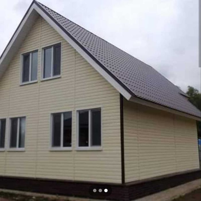 Vand case pe structura metalica