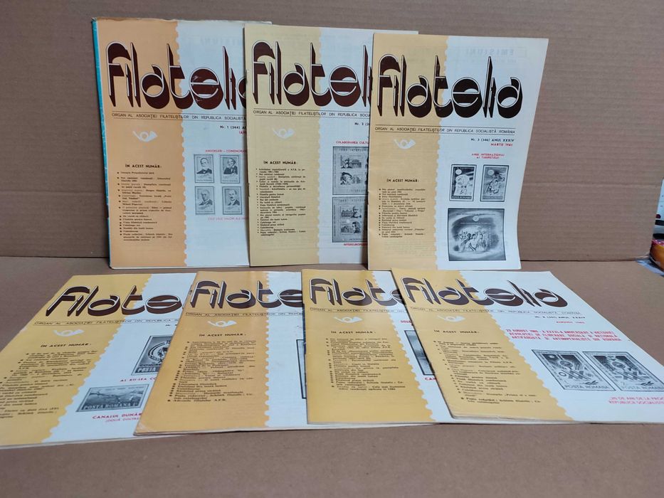 Reviste "Filatelia" 1981-82-83-84-85-90