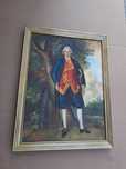 tablou pictura pe panza 42/55 cm portret John Needman
