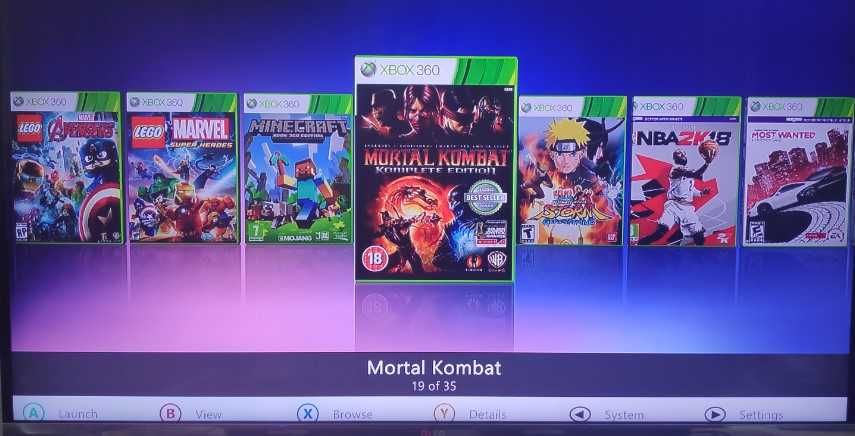 [XBOX 360] Комплект с 30 ИГРИ/Fifa 19/ GTA V/Mortal Kombat/Minecraft