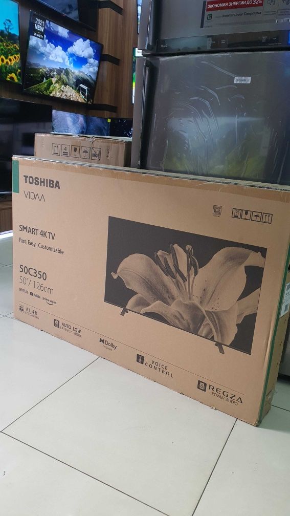 (50) TOSHIBA C350NE Smart 4K   Доставка бесплатно