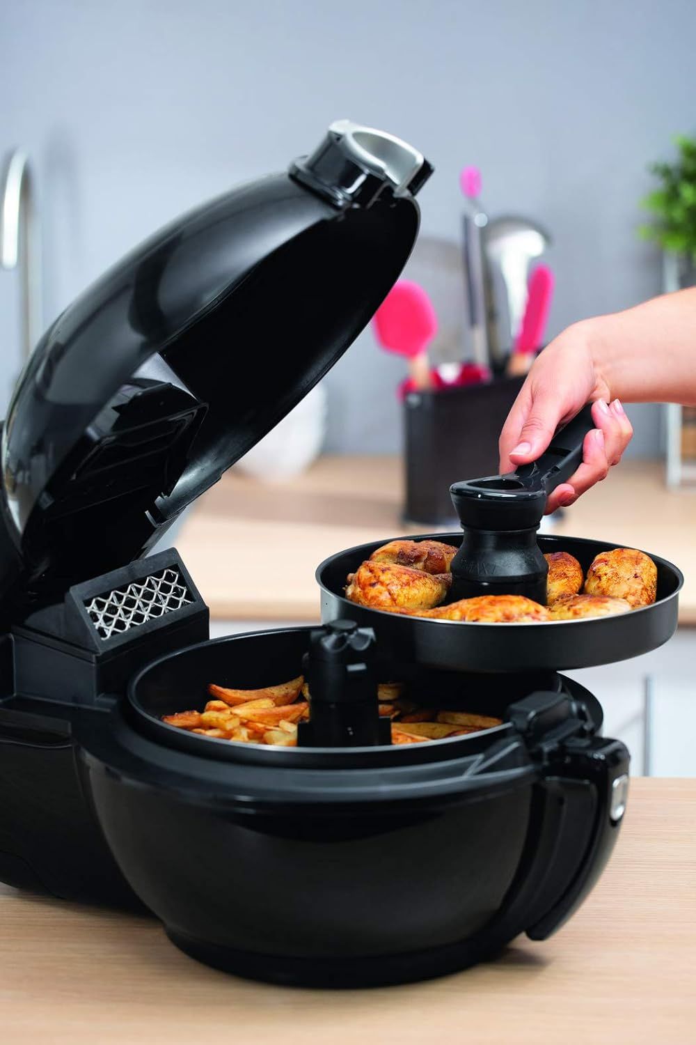 Friteuza aer cald Tefal ActiFry Genius XL 2in1 1.7kg | 015753
