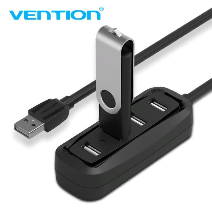 Переходник USB HUB Vention USB 3.0 для флешки