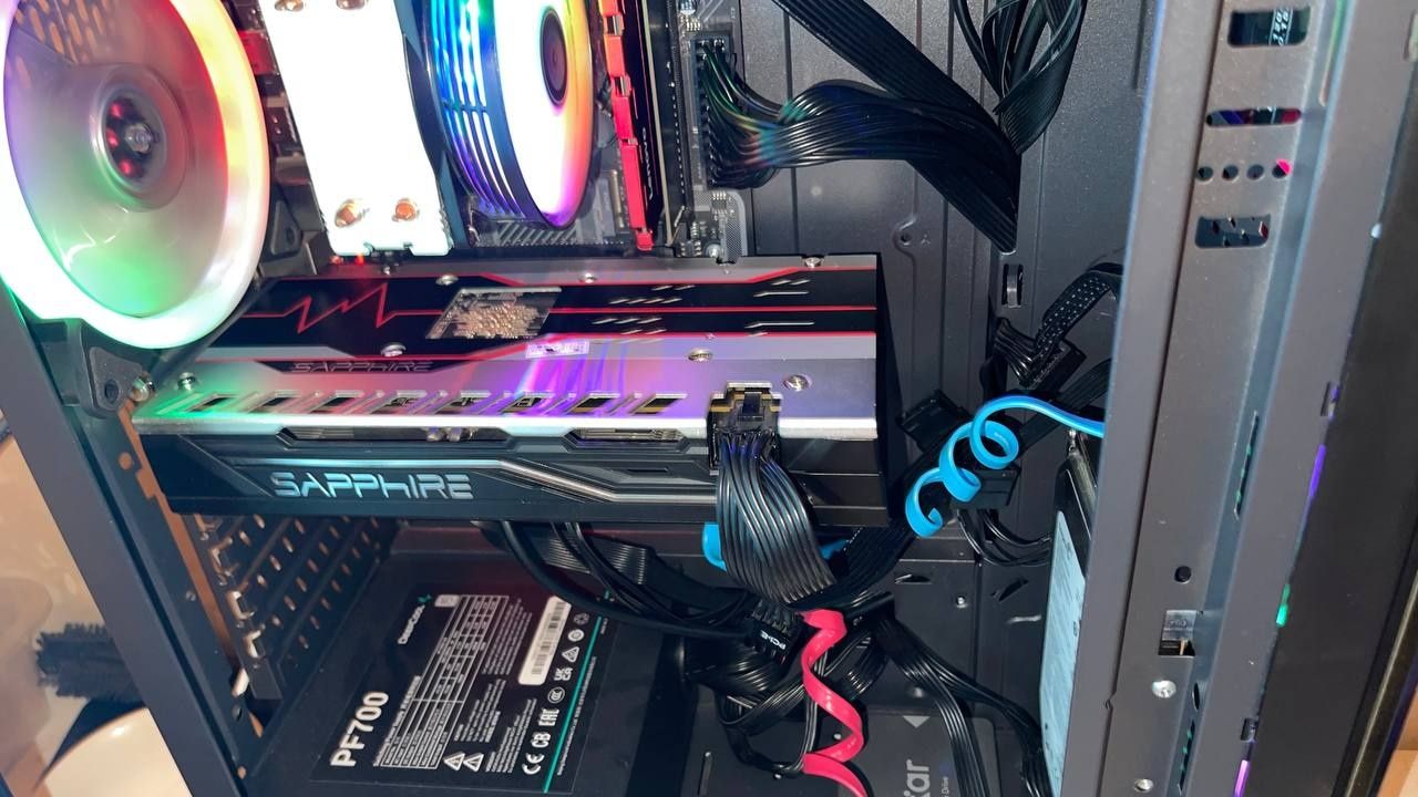 Видеокарта rx580 8gb nitro