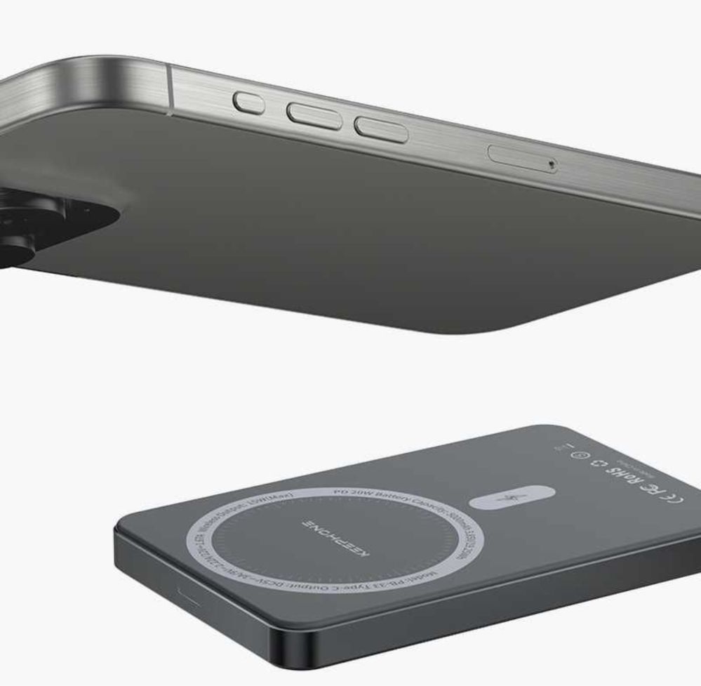 Keephone PB33/PB34 Ультра Тонкий 5000/10000mAh 20W Power Bank MagSafe