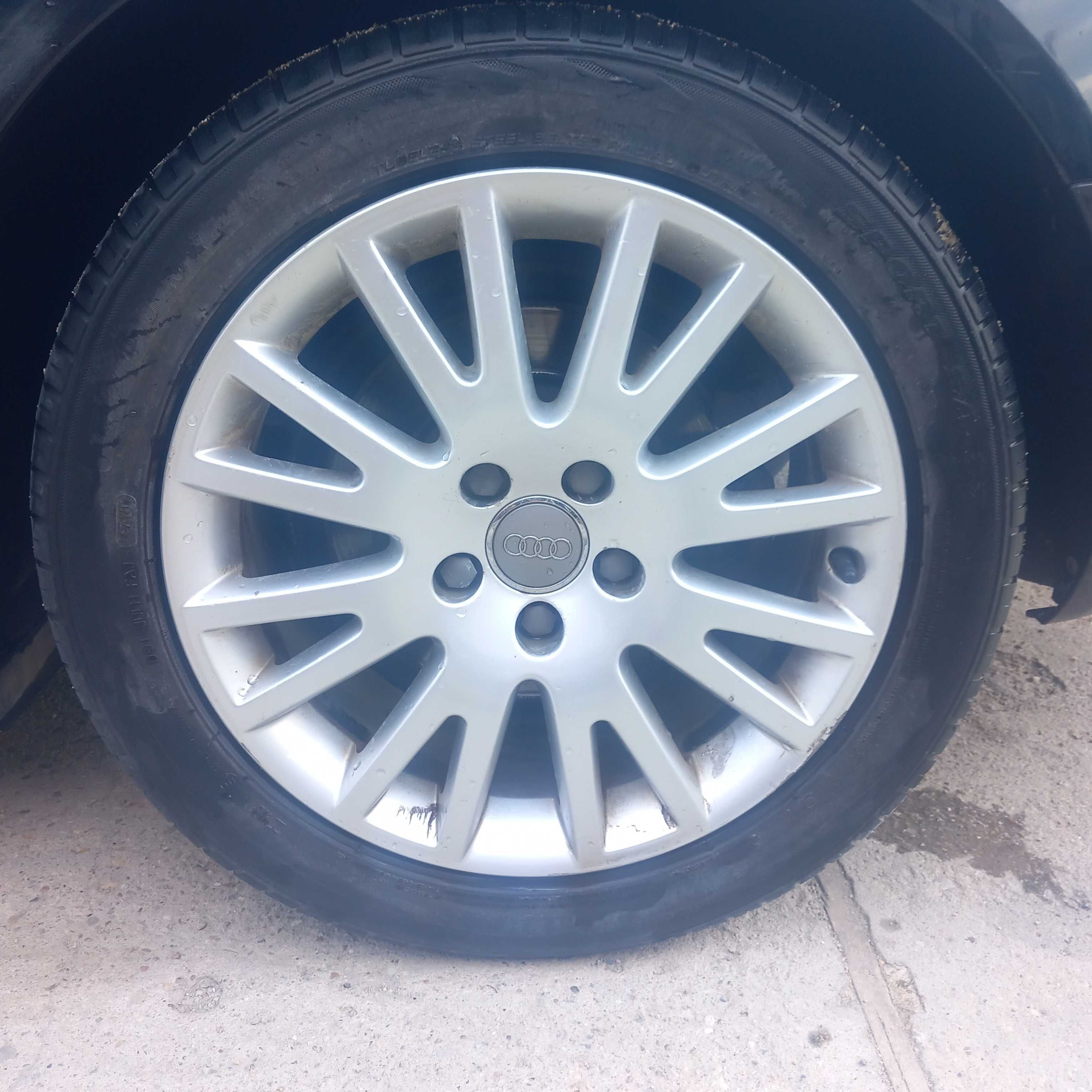 SET DE 5 Jante fara cauciucuri Audi A6 C6  235/225 50 R17
