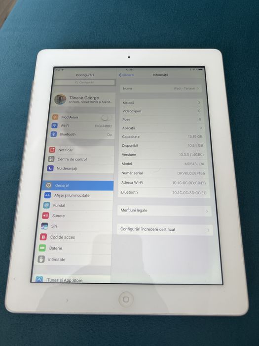 Vand 2 iPad uri generatia 4 si 3
