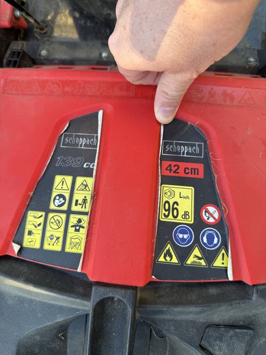 Masina de tuns iarba second hand marca Scheppach