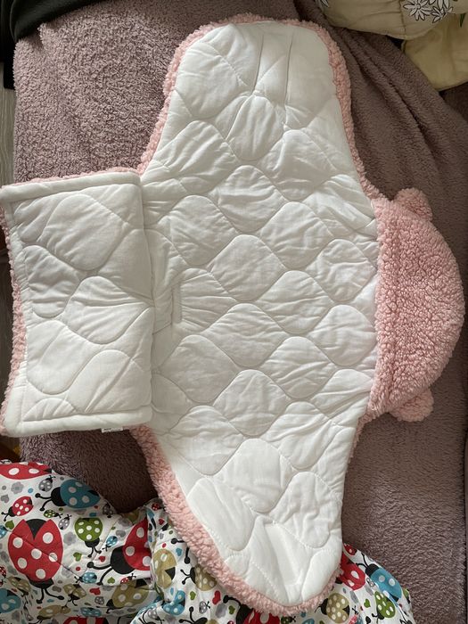 Patura paturica bebe roz 0-3luni