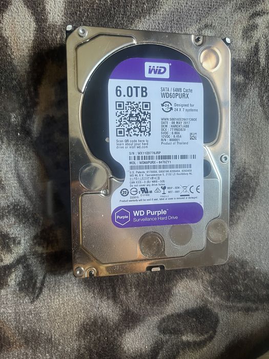Продам жесткий диск, 6ТБ SATA
