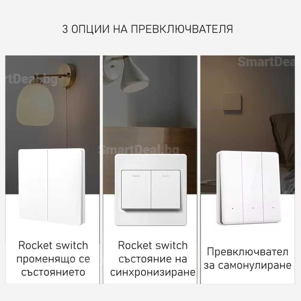 AVATTO WSM16 WI-FI модул за контрол на осветление | 1-2-3 канала TUYA