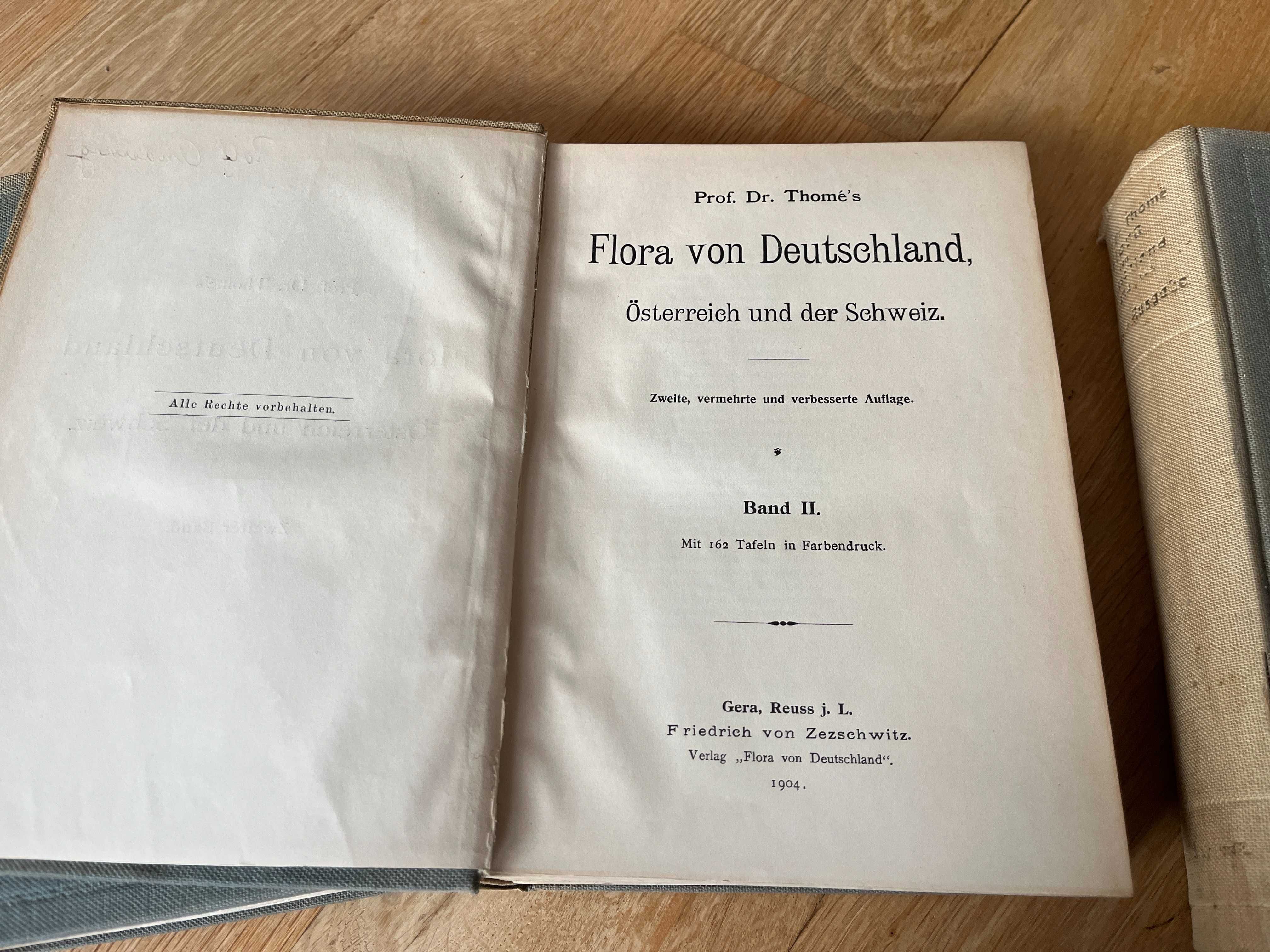 Стари немски книги-Flora von Deutschland, Österreich und der Schweiz