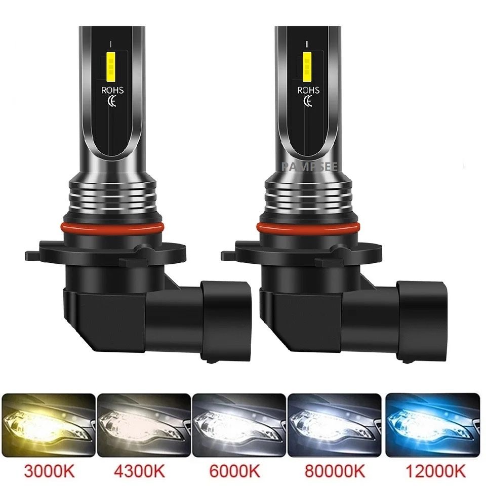 Set becuri LED H8 H9 H11 6000k 6500k 8000k