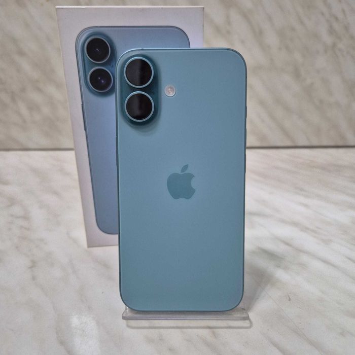 Telefon Apple iPhone 16 Teal 128GB 100% 5 cicluri Full Box Zeus  34550