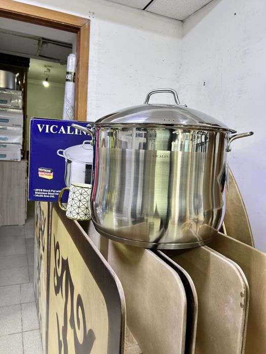 Кострюля Vicalina . алюминевая  кастрюля 20 литров