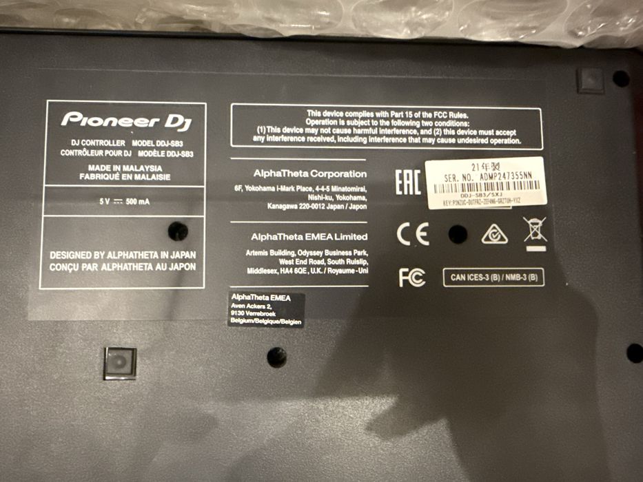 Pioneer DJ DDJ-SB3 – DJ контролер