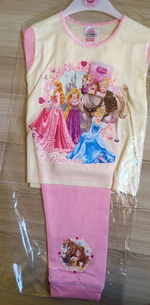 Pijamale Diseny Noi 3-5 ani Minnie Printese Sofia Plusica Little pony