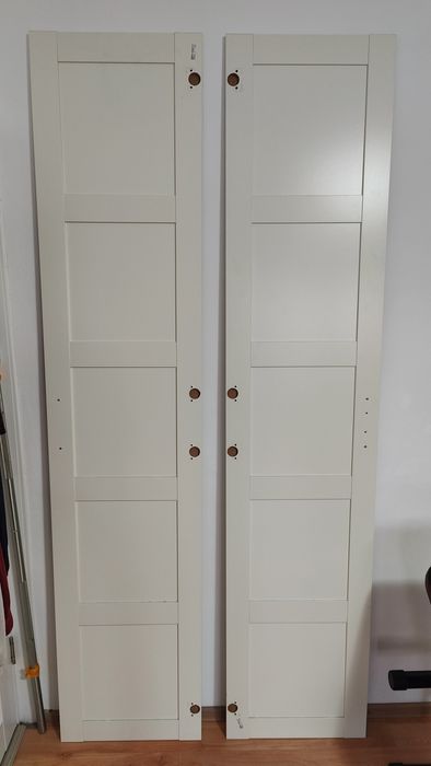 Uşi IKEA PAX, BERGSBO, alb, 50x229 cm