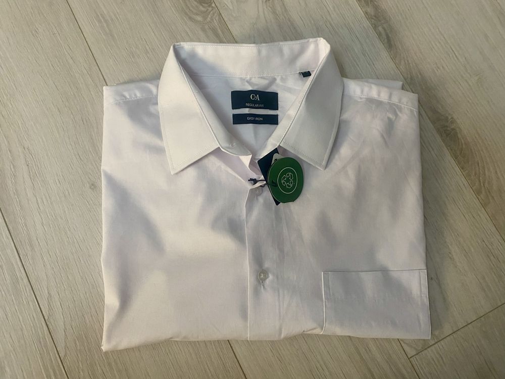 Camasa alba barbati Regular Fit, marimea L, noua