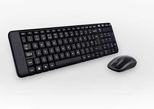 LOGITECH MK220 - комплект безжични клавиатура и мишка