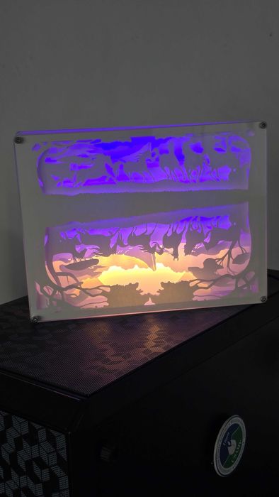 LightBox cu cai (lampa pe USB)