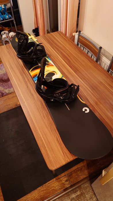 Placa Snowboard Burton Custom 159cm canal cu Legaturi Burton Custom L