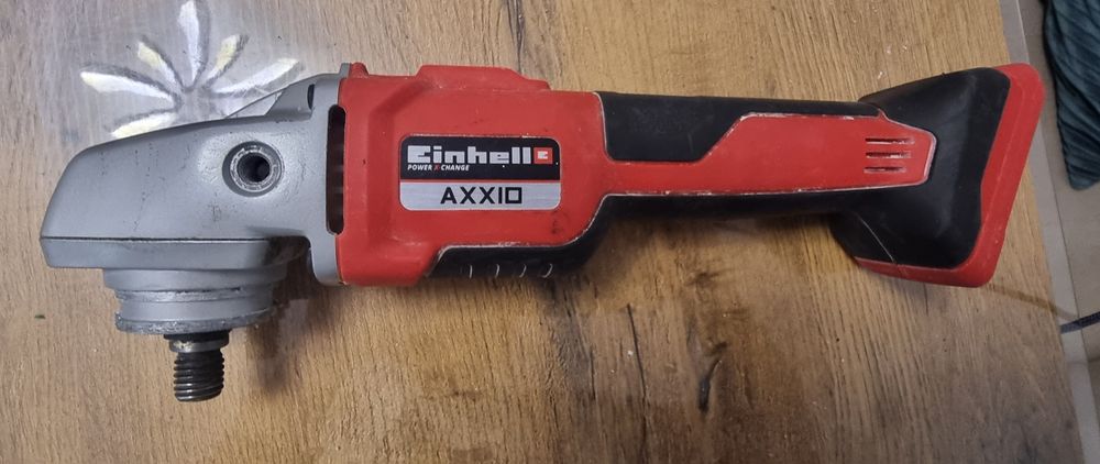 Акумулаторен ъглошлайф Einhell Axxio 18v