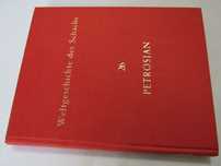 ISTORIA Sahului vol. 26 T. PETROSIAN, Editia germana 1963, raritate