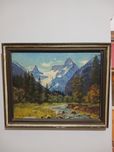 Картина х.м " Теберда"