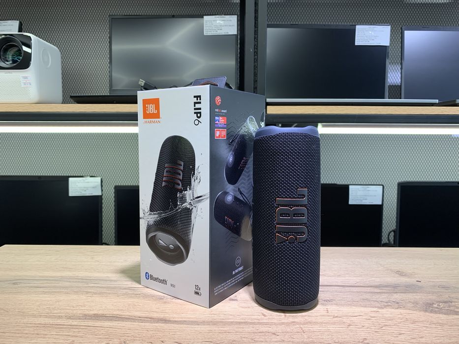 Портативная колонка JBL Flip6, 30 Вт, полный комплект, 10769/А10