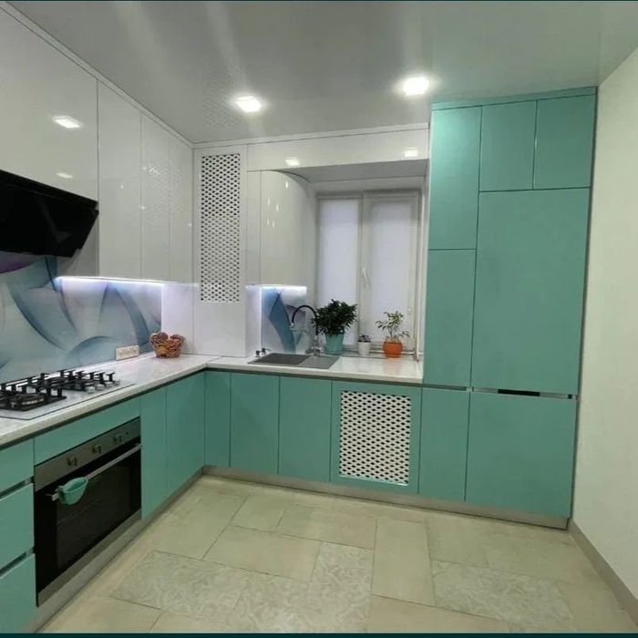 Кухонный Гарнитур Корпусная Мебель Кухни в Алматы Готовый Шкаф Тумба