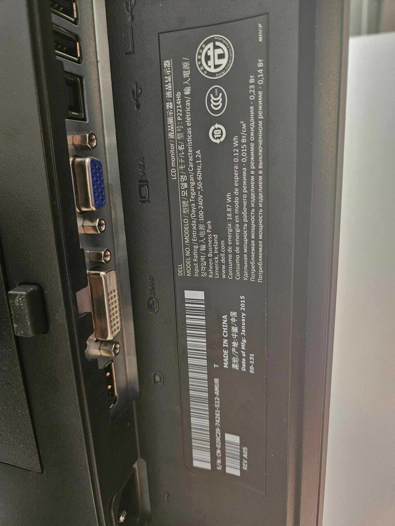 22" Монитор Dell P2214Hb 1920 X 1080, IPS