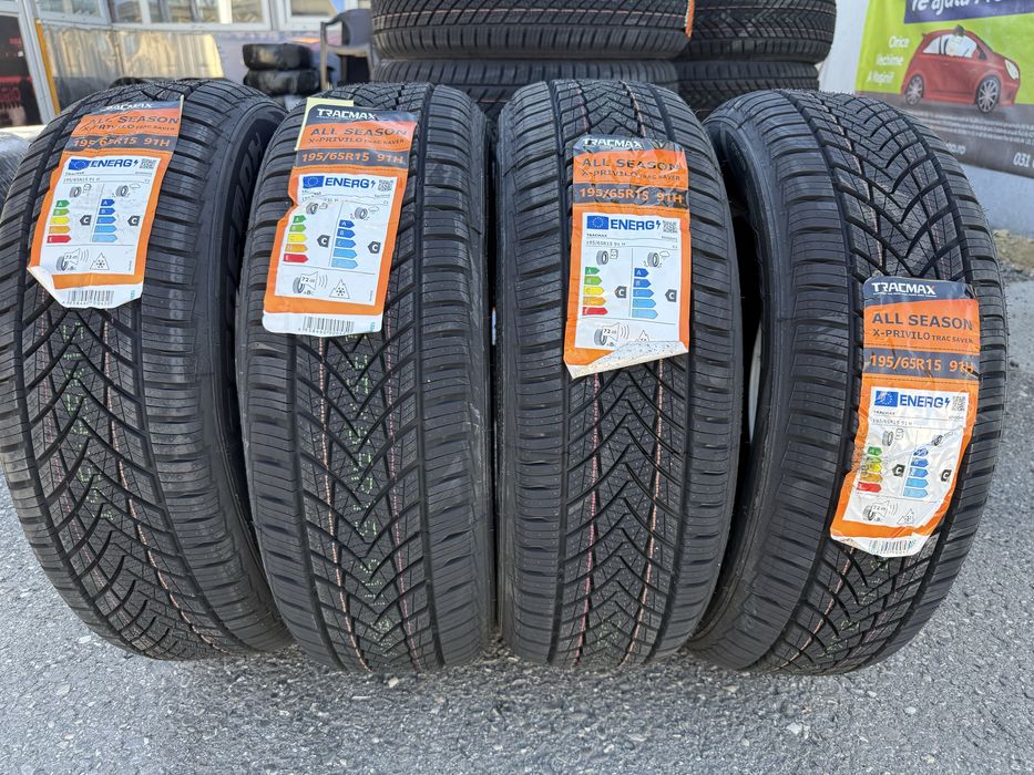 195/65 R15 TRACMAX ALLSEASON anvelope noi mixte 2025 /Montaj inclus