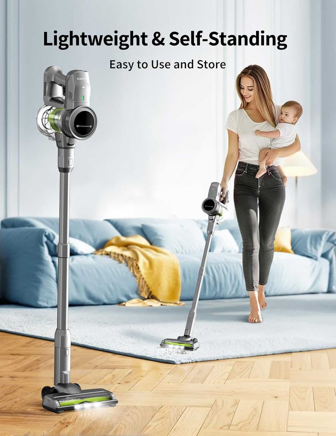 Безжична вертикална прахосмукачка Kalado KCV01, 250W