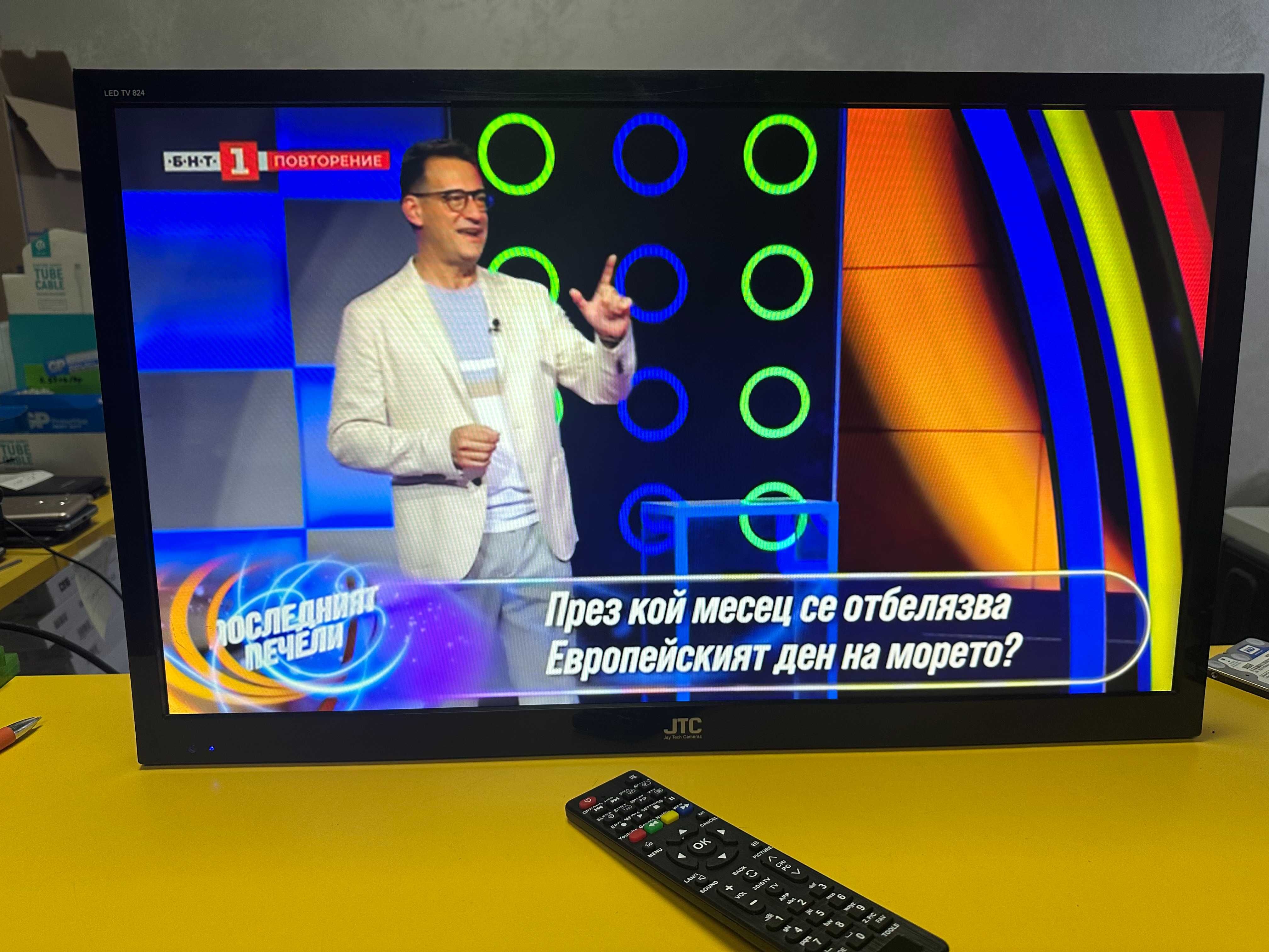 Телевизор LED TV JTC DVB-82407 FullHD 1080p 24"