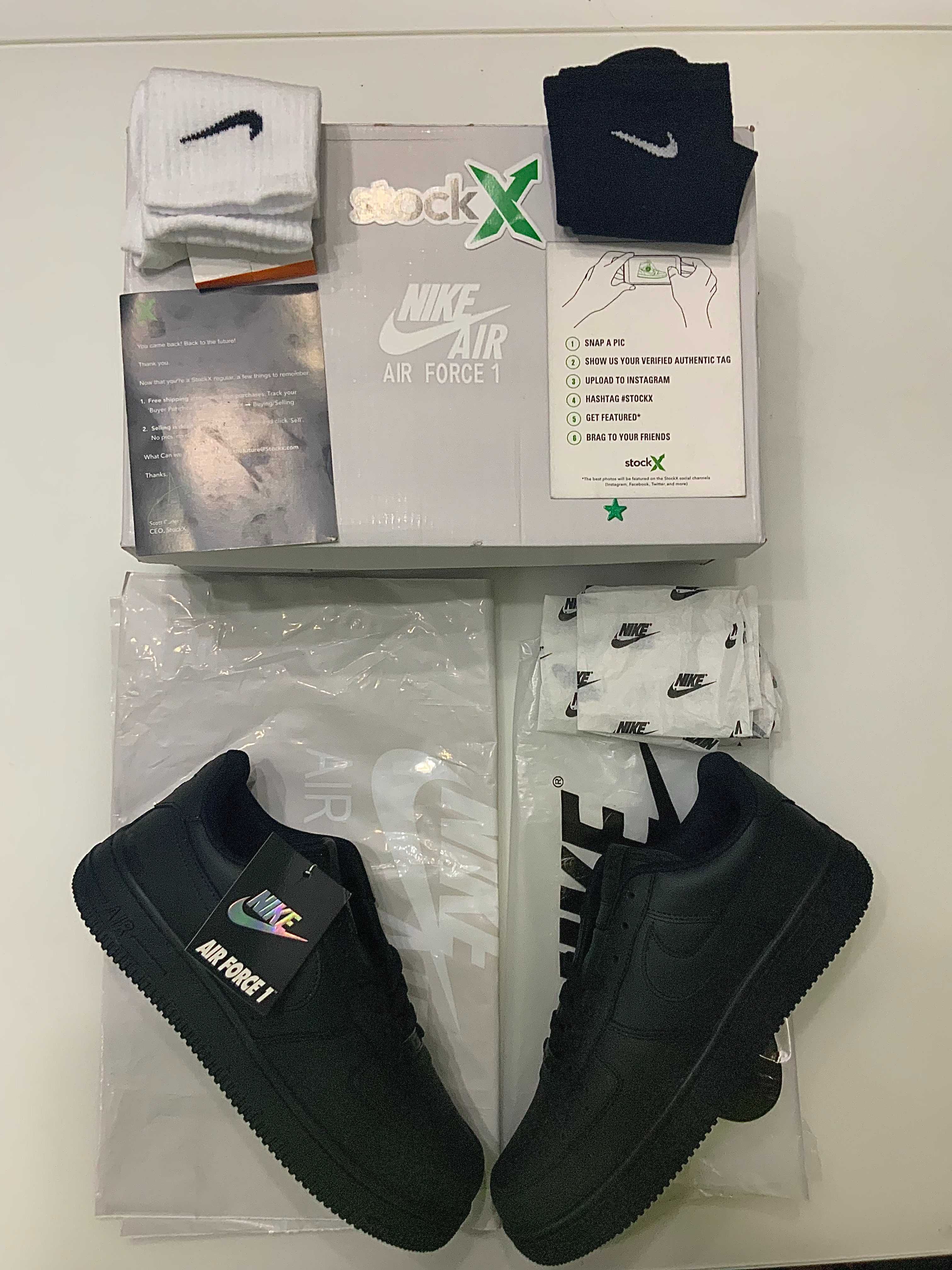 (36-46н) Nike Air Force 1 07' Triple Black
