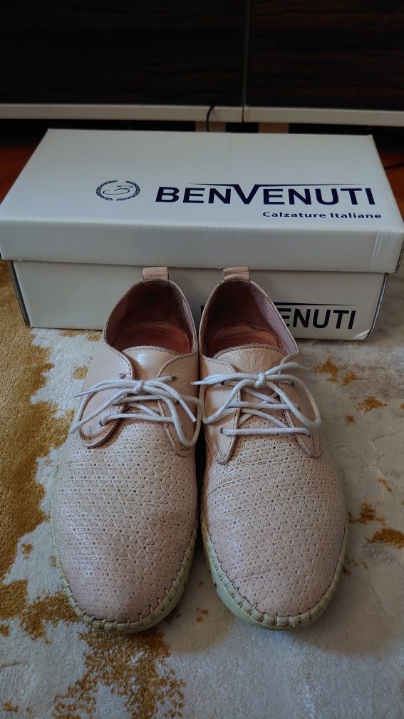 Vând pantofi sport casual de piele Benvenuti mărime 36