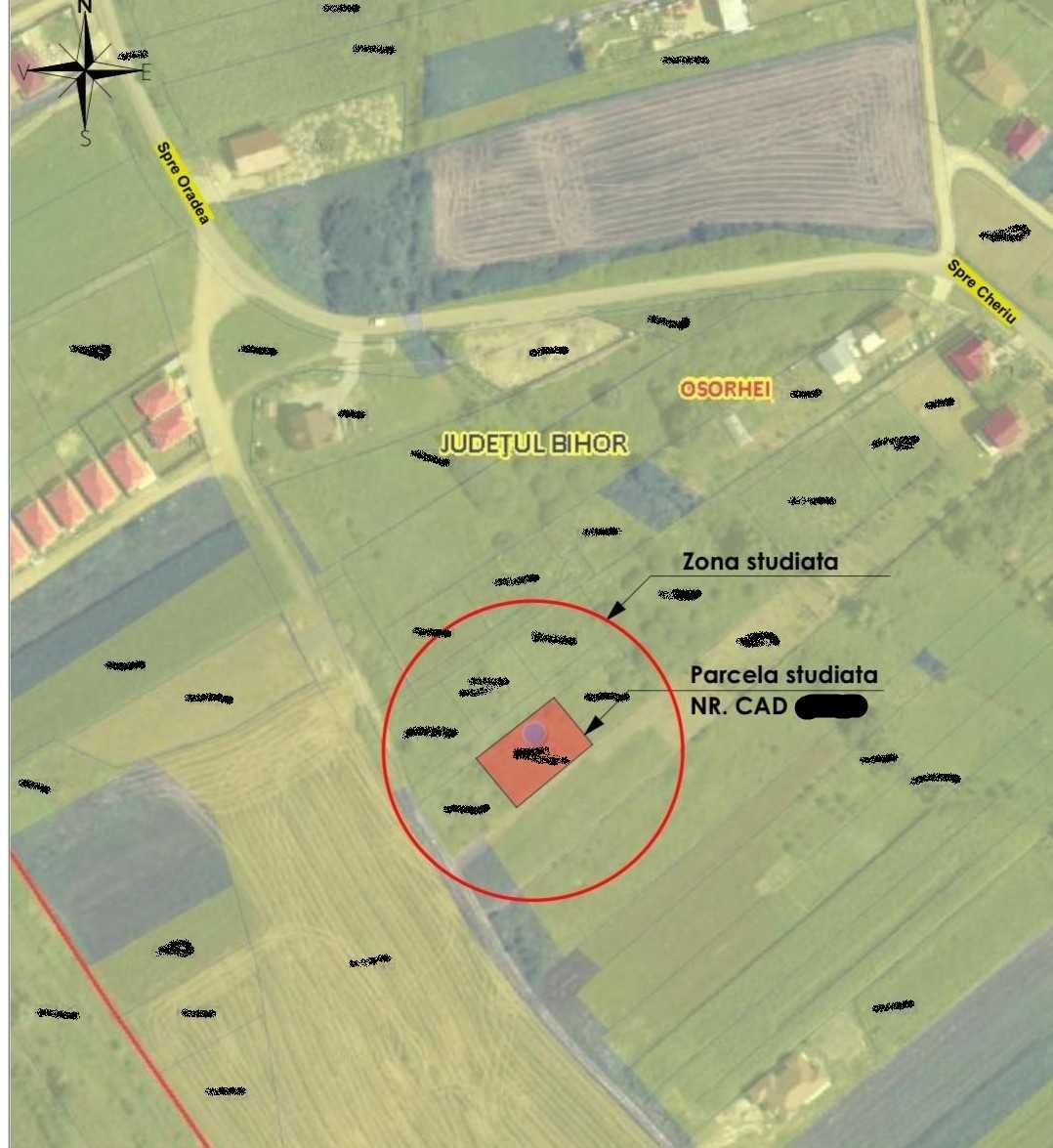 Teren intravilan de vânzare în Cheriu, aproape de Oradea - 764mp