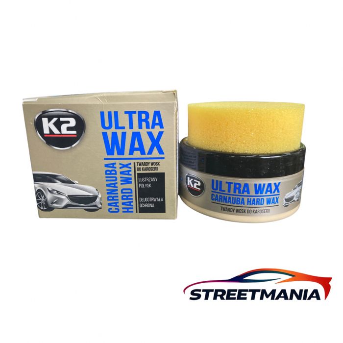 Полир паста K2 Ultra Wax твърда вакса за автомобилна боя