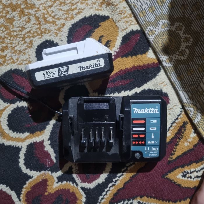 Макита шуруповерт зарядчик ва батареяси